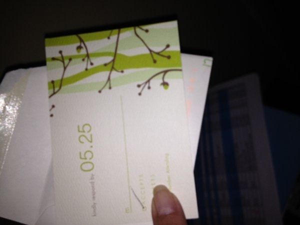 Ladies, don't forget to number your response envelopes!