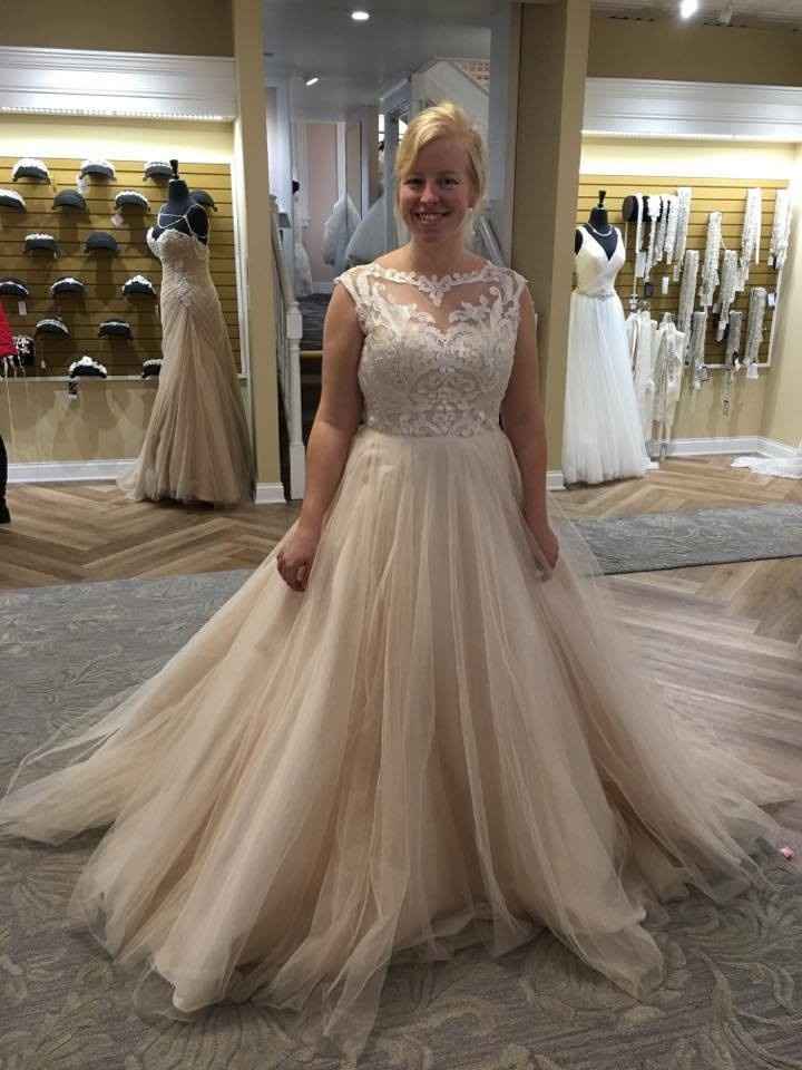 Let's show off our dresses.