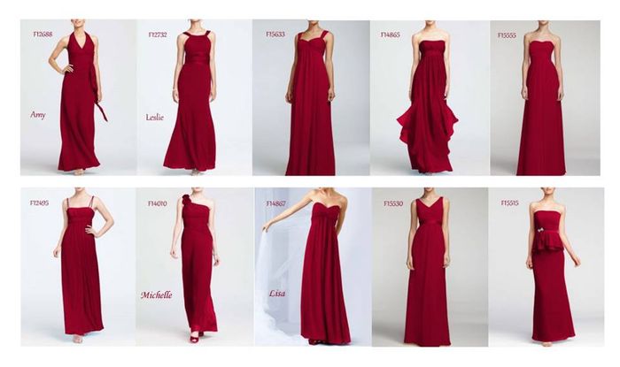 Bridesmaids dresses