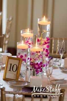 Sick of looking at centerpieces!