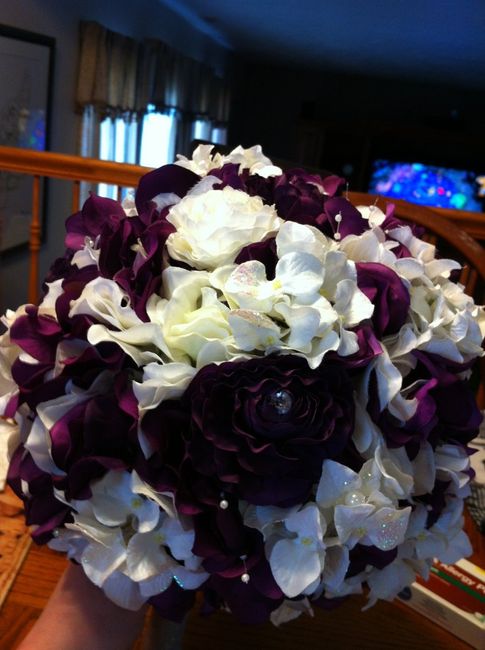 Who made their own bouquet?