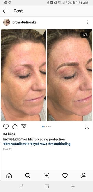 Microblading or not? Wedding 10-12-19 1