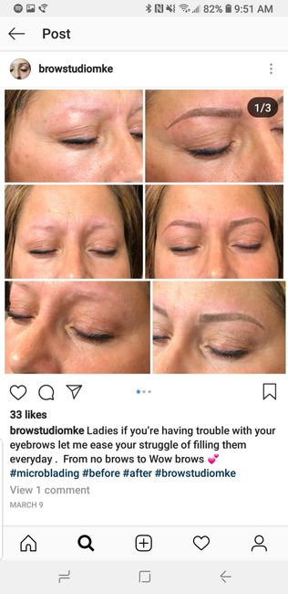 Microblading or not? Wedding 10-12-19 2