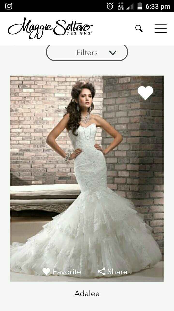 Did you have that "this is the one" moment when shopping for your dress?