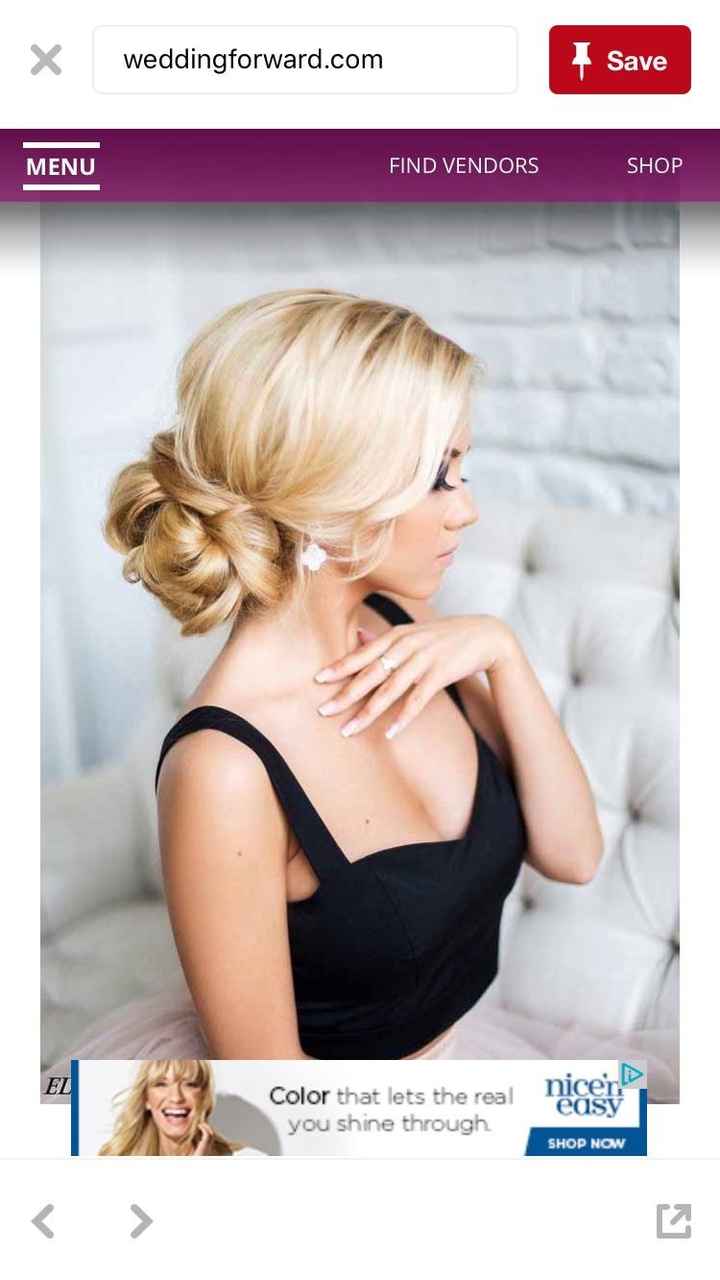Brides...what are you doing for your hair?