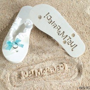 Wedding Day Flip Flops?? BEACH BRIDES!