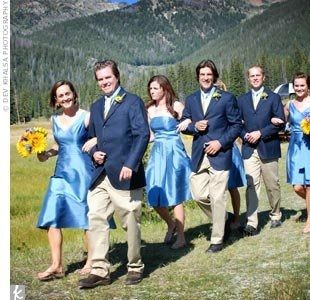 Bridesmaids Dresses and Shoes