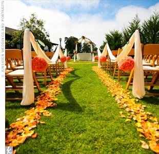 How should I decorate the aisle? pic.