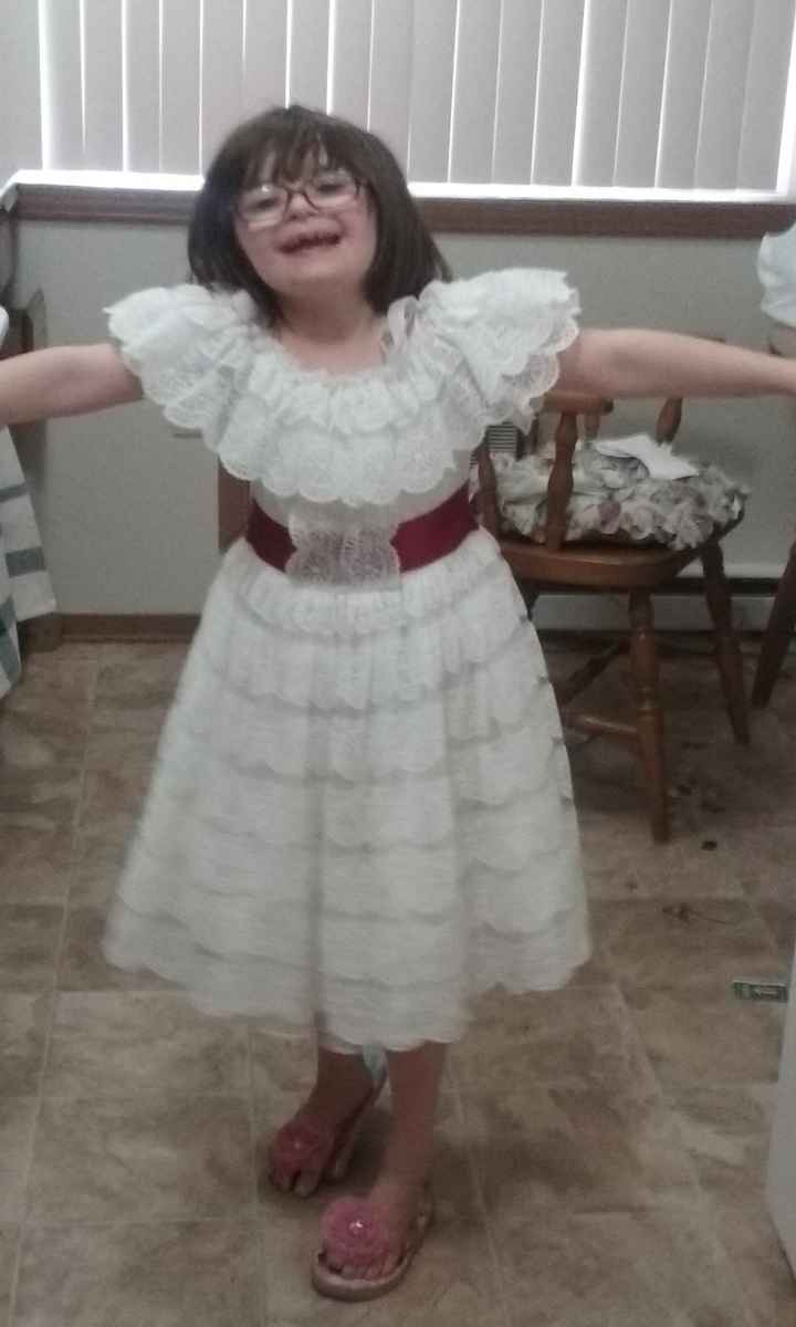 I have my dress and flower girl dress. I need help with bridesmaids. Long or short