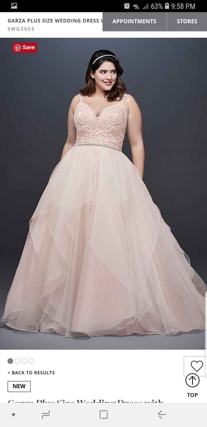 i finally found my dress! Need opinions though - 1