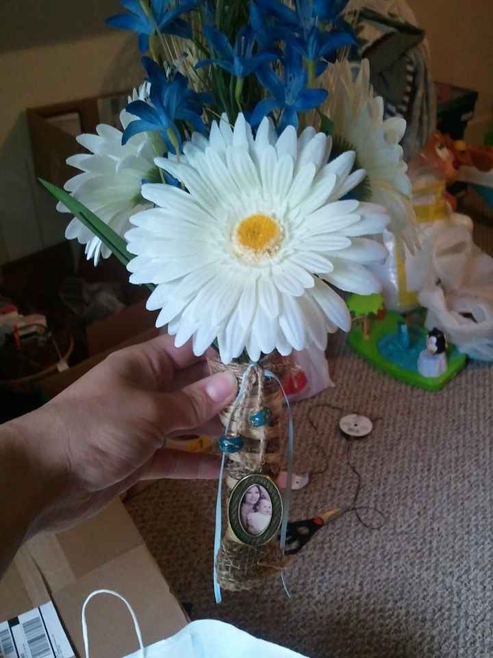 My memorial on my DIY bouquet *pics