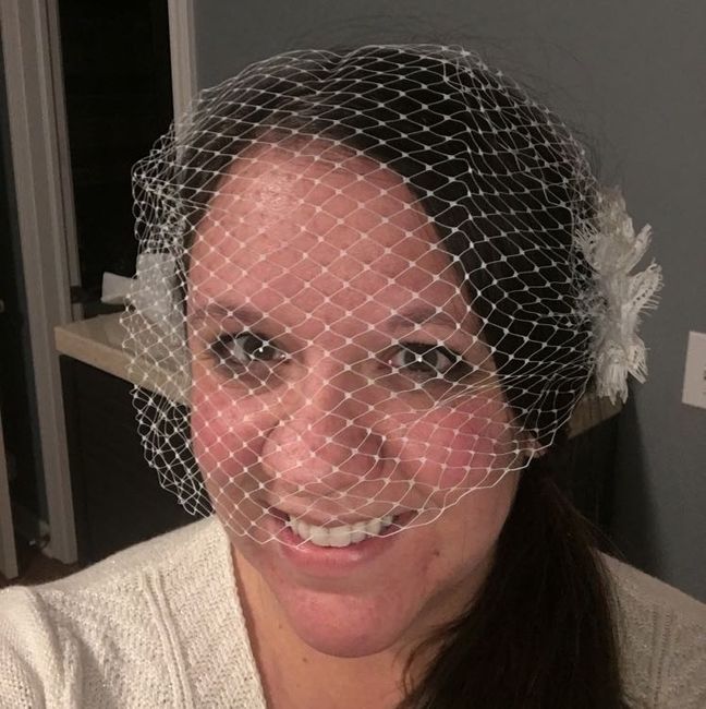 What kind of headpiece are you going with?
