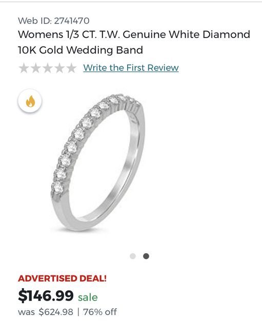Can i just wear my wedding band now?!! - 2