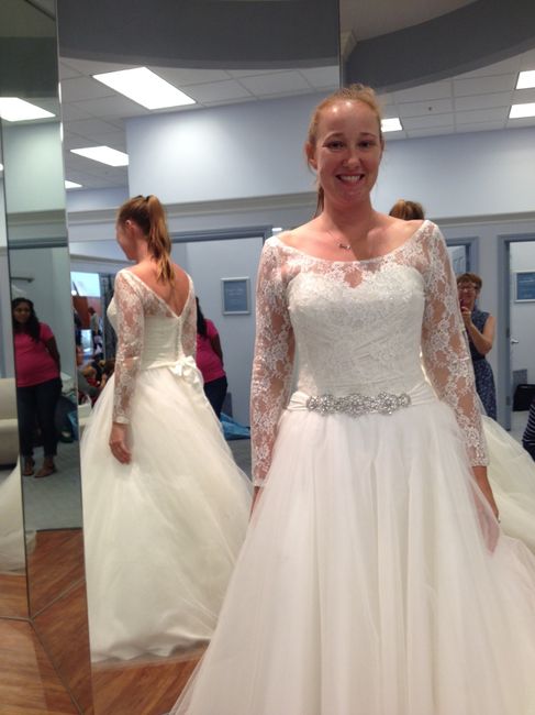 Seeing my final dress today at 3:30!