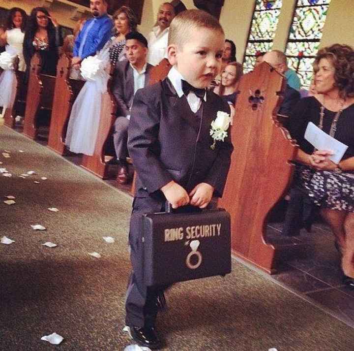 Ring Bearer Idea - so cute - 2