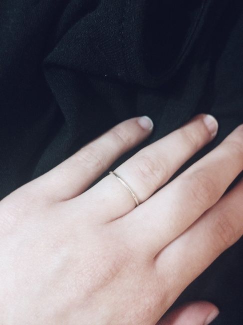 Show me your engagement rings and bands 14