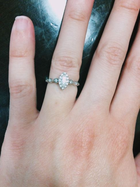 Is it ok to ask you for how many  ct’s is your engagement ring? And for the price and brand? 8