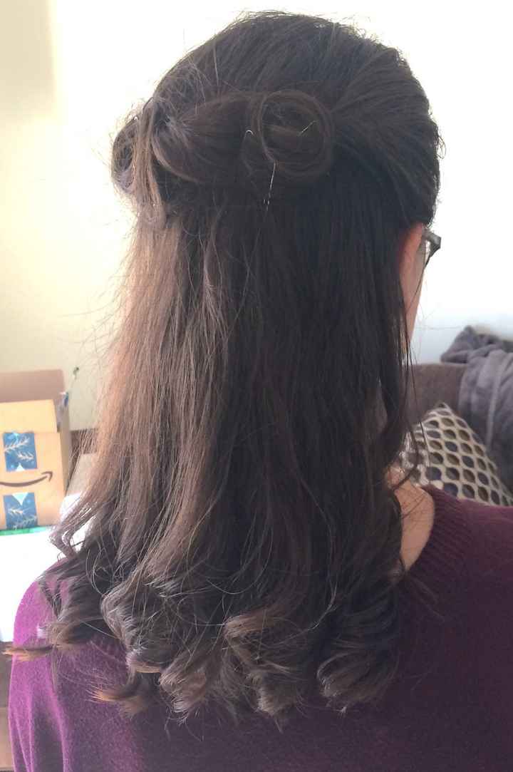My wedding hair