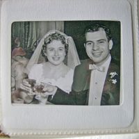 Old school wedding album