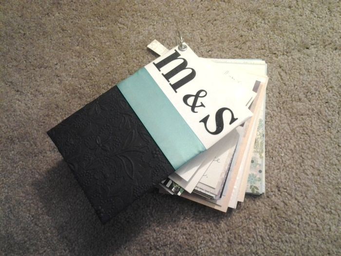 DIY wedding card book Instructions and pictures.