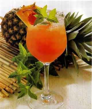 Signature Drink..Fuschia/Orange