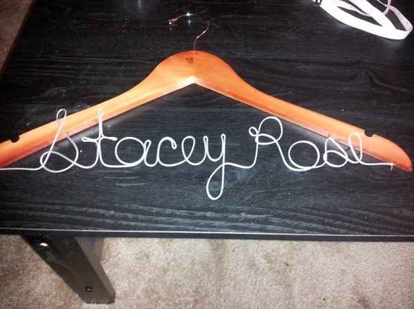 my $5.95 Bridal Hangers