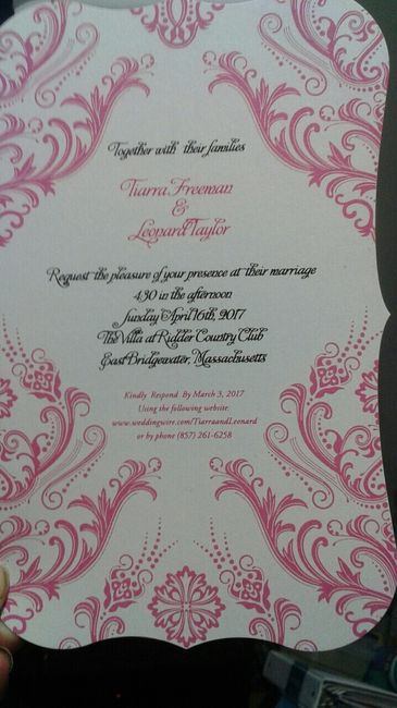 Show me your invitations!