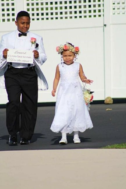 Flowerless flower girls