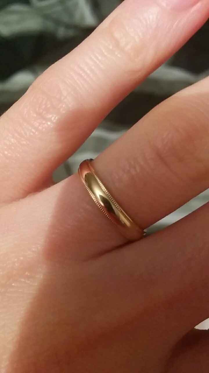 Picked out my wedding band today!! Pics