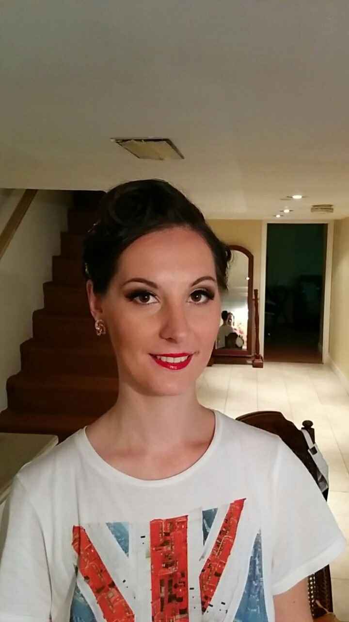 Make up and hair trial photos