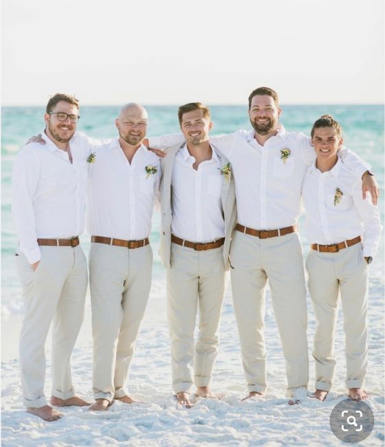 Attire options for Groom & Groomsman for beach wedding? 3