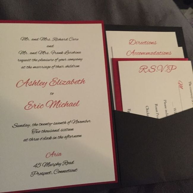 Wedding Invites/STDs
