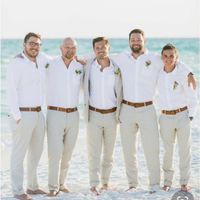 Attire options for Groom & Groomsman for beach wedding? - 1
