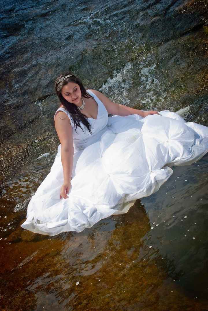 My TRASH THE DRESS session photos are in!! *pics*