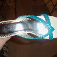 DIY Glitter Heels