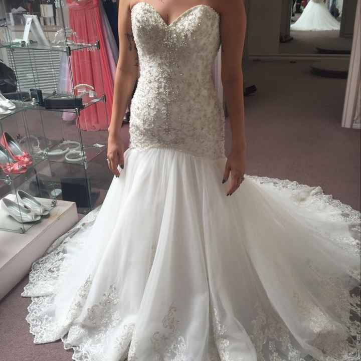 Over budget on the dress