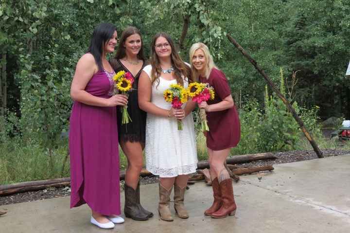 Did anyone regret letting their bridesmaids pick their own dresses?