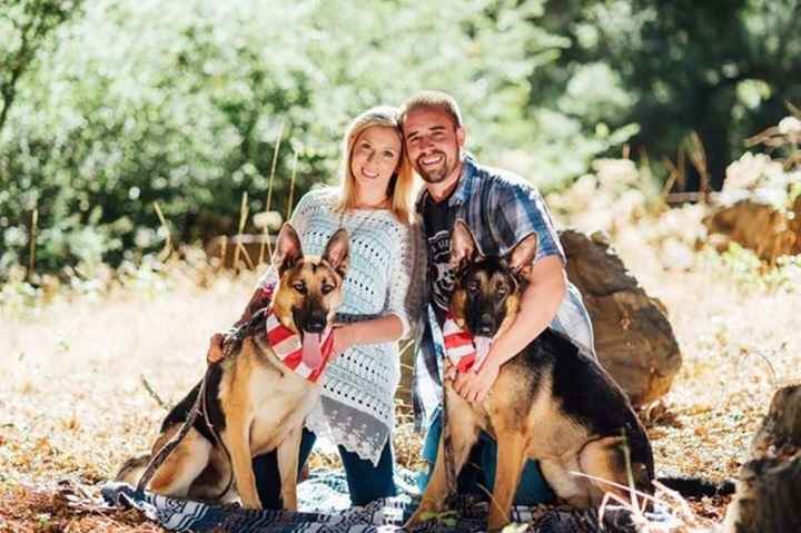 E pics with dog...terrible idea?