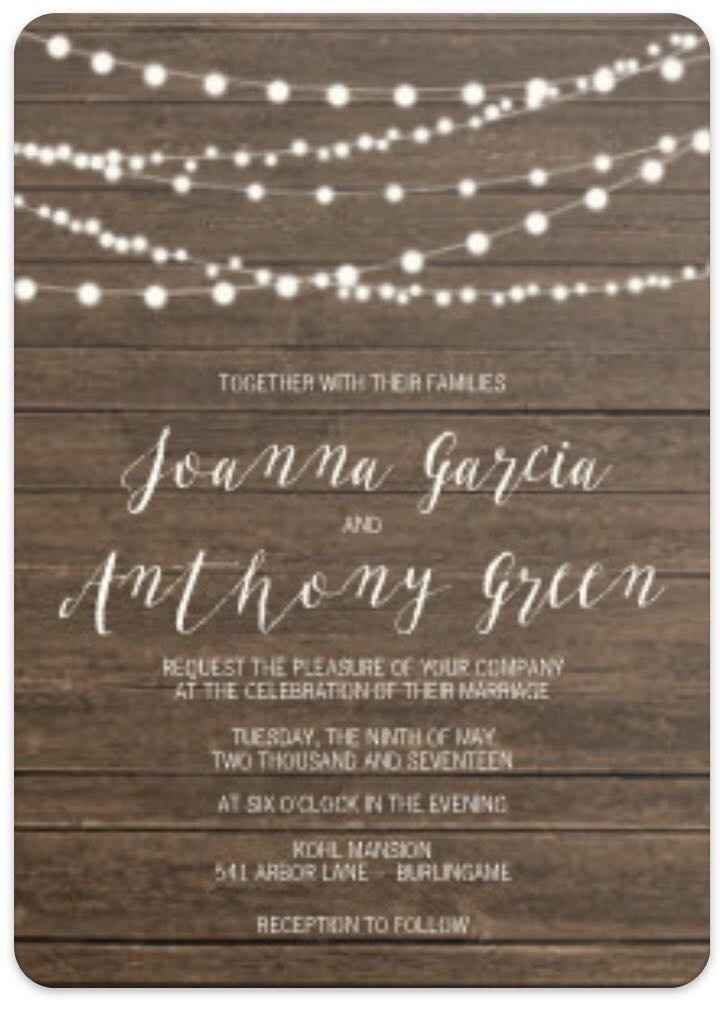 Show me your invitations!