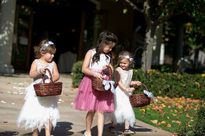Our flower girls