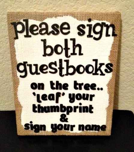 What are your wedding signs?