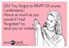 RSVP Rant