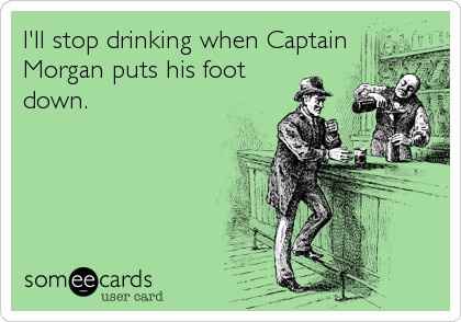 I need some advice on the alcohol subject......