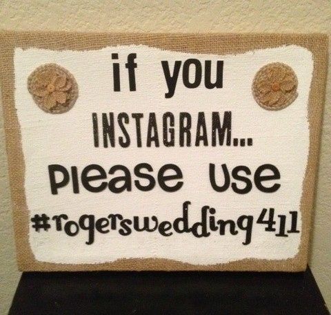 What are your wedding signs?