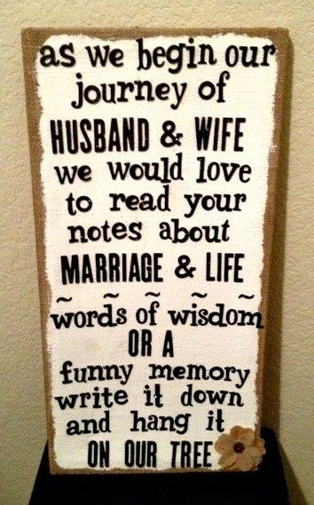 What are your wedding signs?