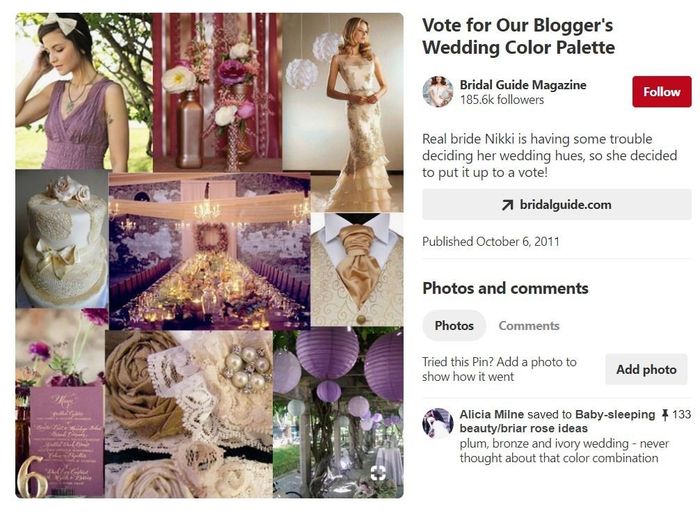 Purple Wedding #1 - from Pinterest 