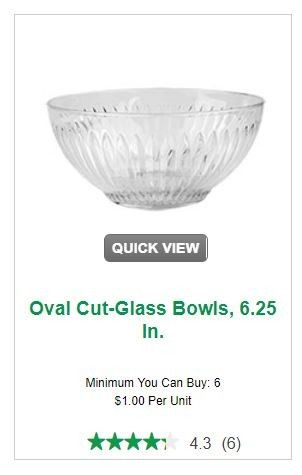 Dollar Tree Wedding item # 28 - I think this would look lovely with some water and floating candles 