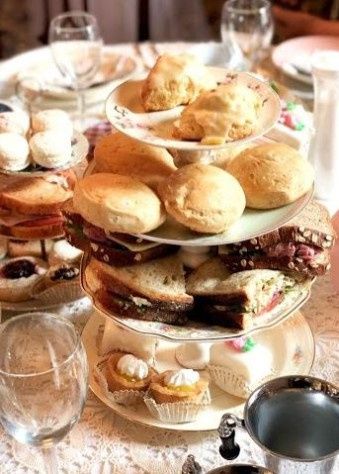 Regina Bakery - Cincinnati Ohio - Bottom tier, Petit Fours and Lemon Meringues 