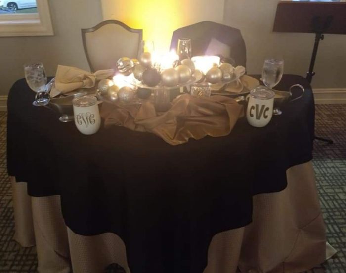 Sweetheart table decor - 1