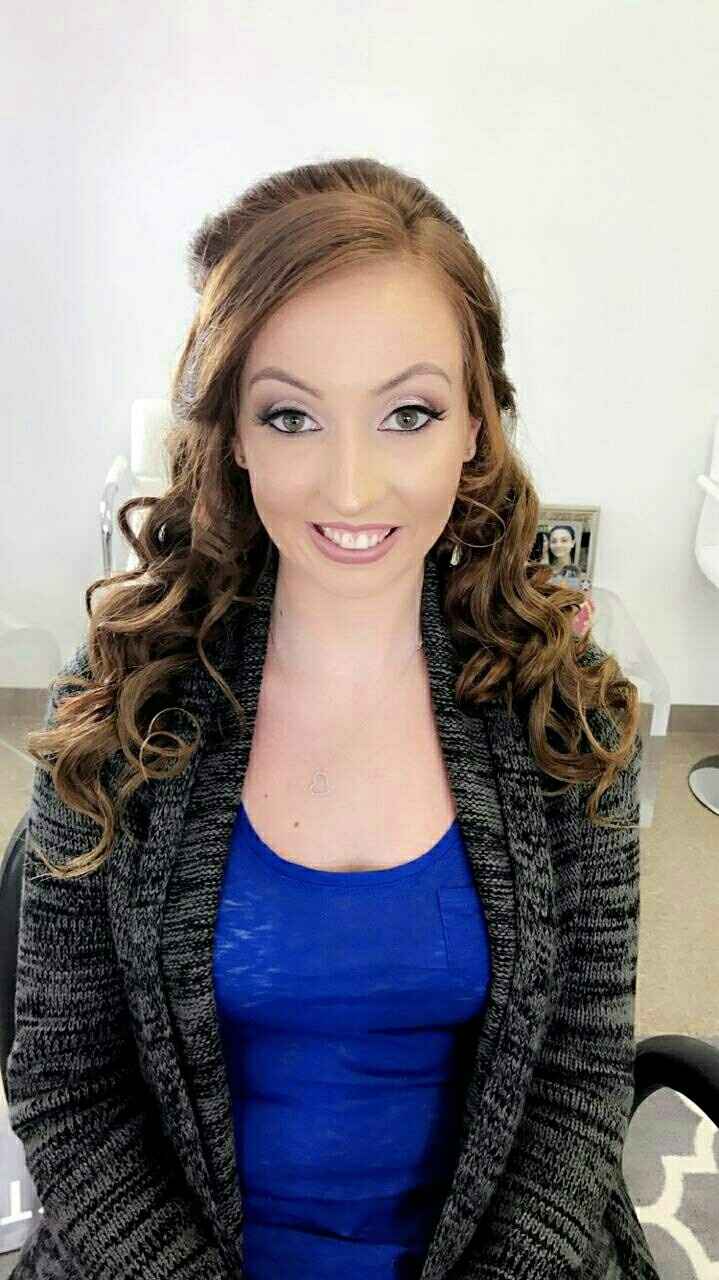Hair and makeup trial